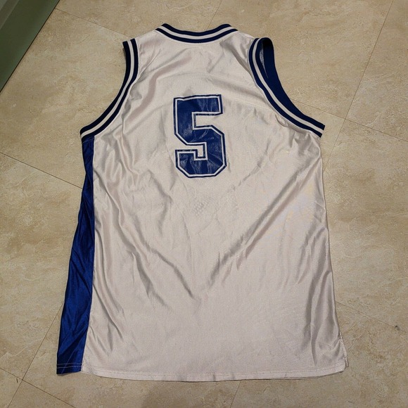 Vintage 90s UConn Huskies Connecticut Basketball #5 Speedline Jersey Size XL - Picture 8 of 10